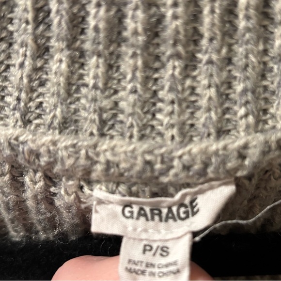 Garage Boyfriend Half Zip Mock Neck Sweater - Picture 4 of 6